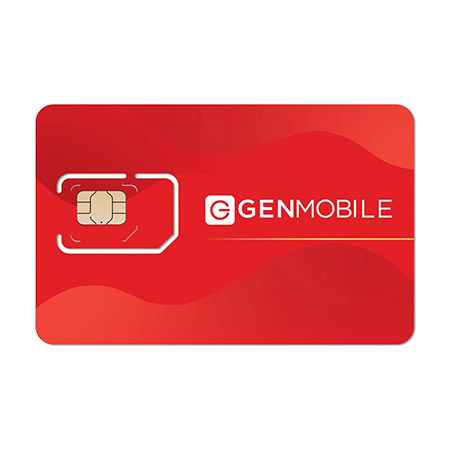 Picture of GenMobile Serialized TN Sim Card
